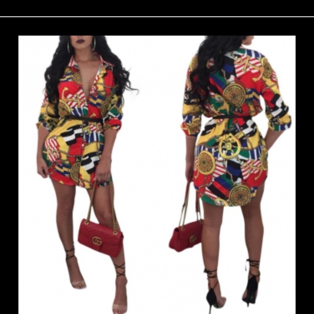 Printed T-skirt
